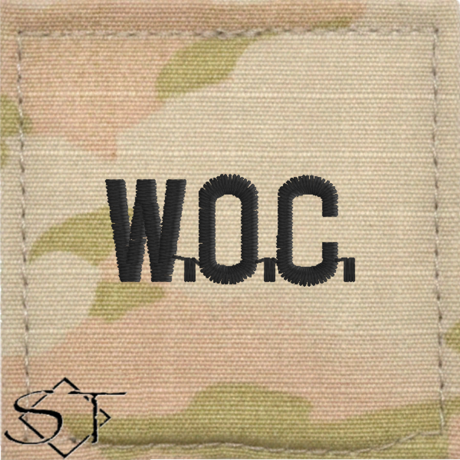 Army Rank Insignia-WOC Warrant Officer Candidate Velcro - Click Image to Close